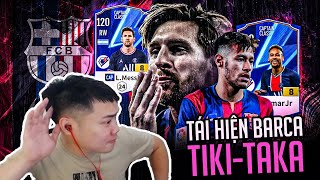 TÁI HIỆN LẠI CHIẾN THUẬT TIKITAKA BẰNG TEAMCOLOR BARCELONA 6 NGHÌN TỶ  Tabi Tuấn Anh [upl. by Uhile]