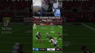 POV Greatest Onside Kick Play OAT…touchdown madden ncaa25 memes troll live ps5 [upl. by Sidky181]