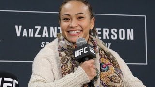 Michelle Waterson showed her skills at UFC on FOX 22 but not calling anyone out [upl. by Annairda120]