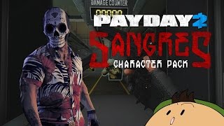 PAYDAY 2 Un Vistazo al nuevo personaje Sangres Armas y Talento [upl. by Arytas]