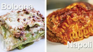 Lasagne Bolognese vs Napoletana con Patrizia Nanni e Antonio Sorrentino [upl. by Richy715]