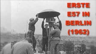 ERSTE E57 SIRENE IN BERLIN  Montage einer Alarmsirene in Spandau 1962 [upl. by Adnorahs]