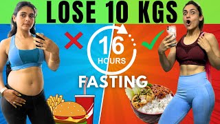 30 DAYS WEIGHT LOSS CHALLENGE  Intermittent fasting to Lose 10kg [upl. by Elah]