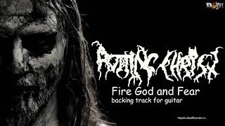 Rotting Christ  Fire god and fear backing track for guitar [upl. by Nared]