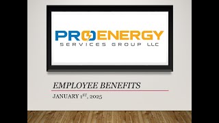 Pro Energy Open Enrollment Presentation [upl. by Baptista]