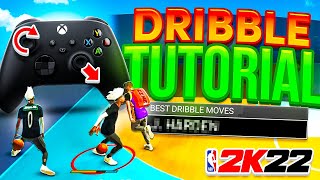 BEST DRIBBLE MOVES  HANDCAM DRIBBLE TUTORIAL IN NBA 2K22 HOW TO DRIBBLE FAST CURRENT GEN amp NEXTGEN [upl. by Rome628]