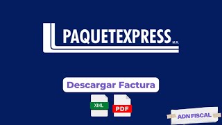 Facturación Paquetexpress  Como Facturar tus Tickets Paquetexpress [upl. by Kellina929]