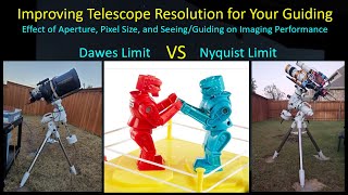 Maximizing Telescope Resolution  Dawes vs Nyquist Limits and the Effect of Seeing [upl. by Vidda]