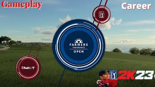 PGA 2K23  Career  PGA Tour  Farmers Insurance Open golf PGA [upl. by Aanas]