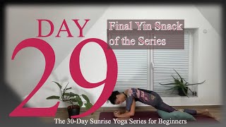 Yin Yoga Day 29 of the 30Day Sunrise Yoga Series [upl. by Gault]