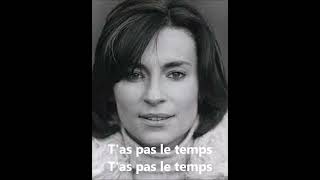 Catherine Lara  Tas pas le temps paroles  1972 [upl. by Nickerson]