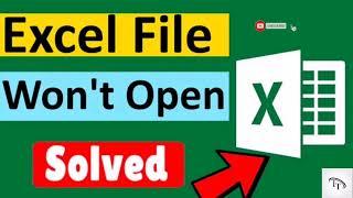 Excel File Not Open  Excel File Khul Nhi Rhi Hai  Excel File Cannot Open Problem Error [upl. by Ursa407]