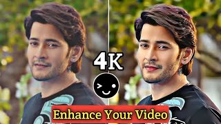 Normal video ko 4k me convert kare  4k quality status video kaise banaye  video ko hd kaise kare [upl. by Kamila]