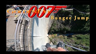 The James Bond Goldeneye Bungee Jump The third highest Bungee Jump in the world [upl. by Auod]