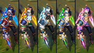 All Immortal Journey Zed Chromas League of Legends [upl. by Mert]