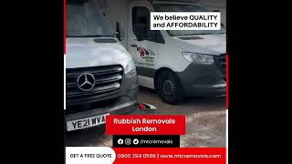 Rubbish Removal London  EcoFriendly Waste Collection  MTC Removals [upl. by Eirrehs]