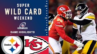 Steelers vs Chiefs Super Wild Card Weekend Highlights  NFL 2021 [upl. by Nipha]