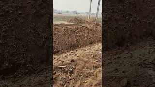 Excavation work  canal  irrigation department newtoyouconstructionsite [upl. by Camella]