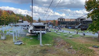 AMAZING FALL SEASON COLOURS I 2024 I GONDOLA CABLE CAR AT MONTORFORD I QUEBEC CANADA I 2770 FEET [upl. by Nnylyam154]