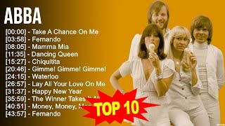 A B B A Greatest Hits 🎵 Billboard Hot 100 🎵 Popular Music Hits Of All Time [upl. by Ardnod]