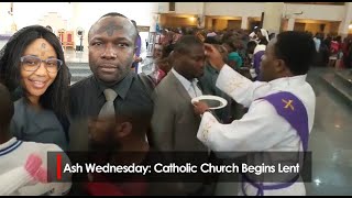 Ash Wednesday Catholic Church Begins Lent  Punch [upl. by Meit]