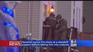 Haverhill Police Fire Shots At Suspect Before Standoff [upl. by Hamaso]