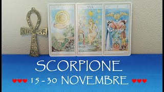 SCORPIONE 💖 Amore e affetti 1530 NOVEMBRE 2023 [upl. by Hutchins]