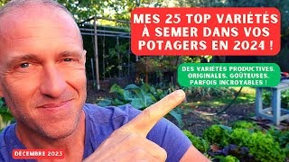 25 variétés géniales à semer dans votre potager en 2024    code promo graines [upl. by Ehcropal]