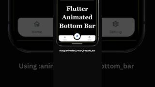 Flutter Tutorial  Stylish Bottom Navigation Bar in Flutter Animating Bottom Navigation in Flutter [upl. by Greenwell]