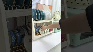 Put this dish drainer next to the sink😍🏡viralvideo kitchen youtubeshorts [upl. by Hadeehuat68]