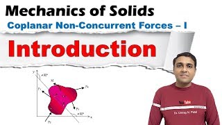 Introduction  Coplaner NonConcurent Forces  Mechanics of Solids [upl. by Hailee433]