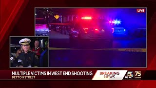 Police 6 shot 1 dead after shooting involving multiple juveniles in Cincinnatis West End [upl. by Rennane]