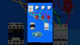 CT connection in motor with ampere meter electrician trendingshorts youtubevideo followforfollow [upl. by Eindys]