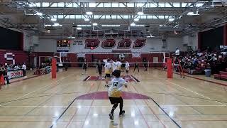 Alameda High School  Arroyo High Varsity Mens Volleyball  March 22 2024 [upl. by Yrebmik]