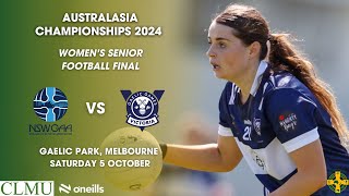 Australasia Championships 2024  Womens Senior Football Final [upl. by Kerwinn]