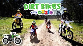 Learn About Motorcycles for Kids  Ozzie Explores Dirt Bikes  Educational Video for Kids [upl. by Geirk]