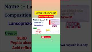 Lanzol 30acidityacidgas gastricgastricproblemacidreflux shortshortsshortvideoshortsvideo [upl. by Nortyad]