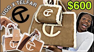 UNBOXING MY UGG x TELFAR BAGS  Large amp Small Bags  review  unboxing  itsss deiya [upl. by Imerej]