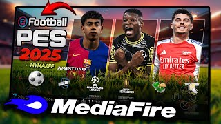 PES EFOOTBALL 2025 PPSSPP  Emulador de PSP EUROPEU BRASILEIRÃO E RUMO AO ESTRELATO 100 ATUALIZADO [upl. by Behlau434]