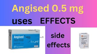 Angised 05mg tablet useful information [upl. by Rosalie]