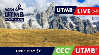 HOKA UTMB MontBlanc 2024  English Live 🇬🇧  CCC amp UTMB [upl. by Romeo]