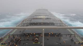 Capesize Bulk Carrier encountered rough weather [upl. by Ivor162]