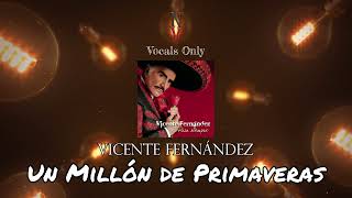 AMERICANO escucha por primera vez Vicente Fernández  Un Millon De Primaveras [upl. by Anilem]