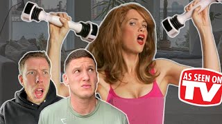 Reacting to the WORST fitness product commercials ft Calfreezy [upl. by Harol471]