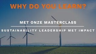 Masterclass  Sustainability Leadership met Impact [upl. by Ahsinrac]