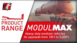 FAYMONVILLE ModulMAX  Heavyduty modular vehicles for payloads from 100 t to 5000 t [upl. by Felicia]