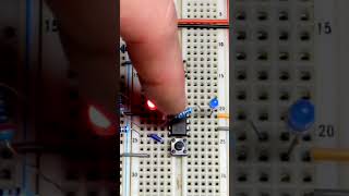 Bistable 555 Timer Circuit short shorts electronics [upl. by Elinet637]