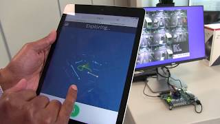 Intel Demonstration of RealSense Cameras for Visual Navigation of Wheeled Autonomous Robots [upl. by Strohben]