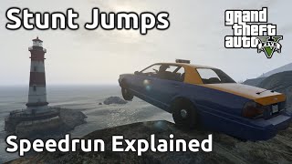 How the GTAV Stunt Jumps Speedrun does 50 Jumps in just 22 Minutes [upl. by Ilsel]