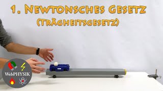 1 Newtonsches Gesetz Trägheitsprinzip  Erklärung und Experimente [upl. by Joscelin]